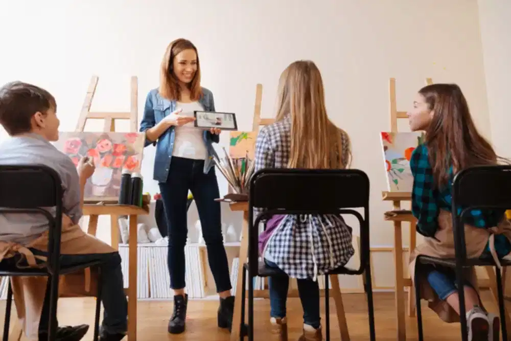 genç resim workshop