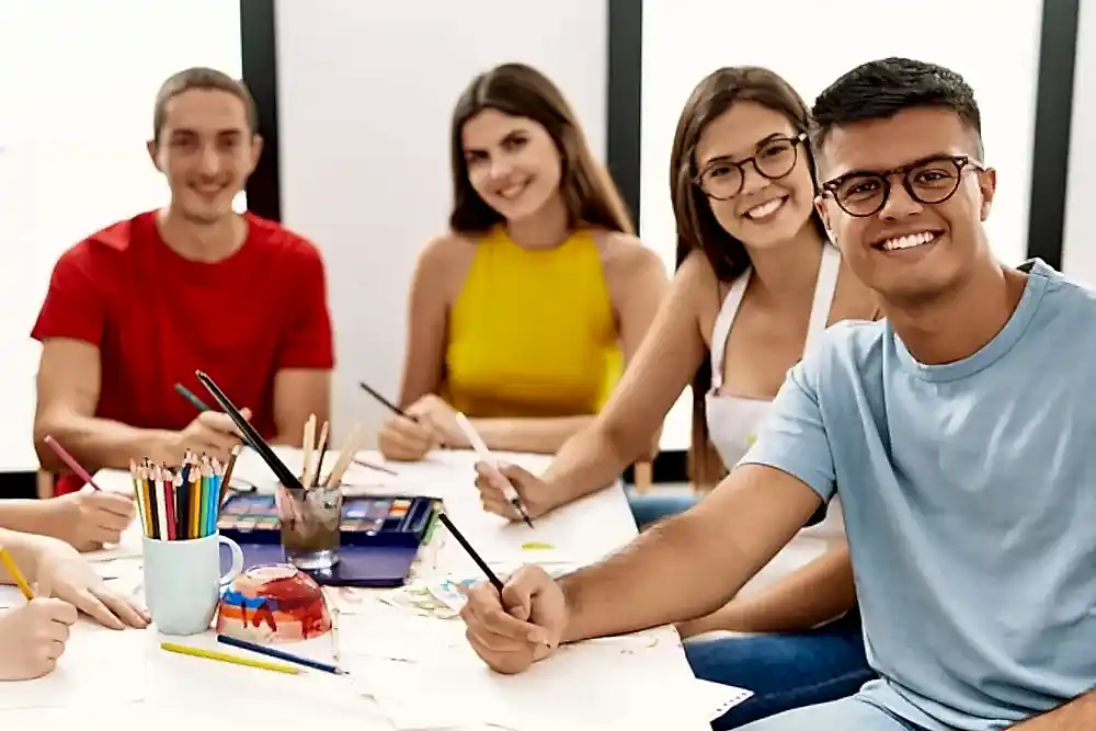 gençler için resim kursu mezunları